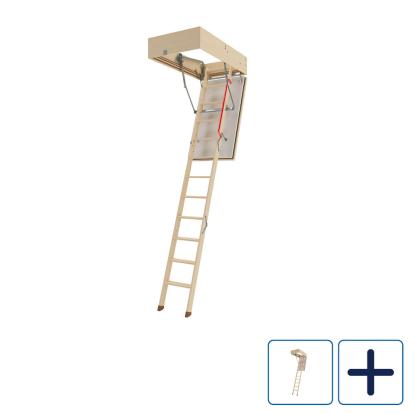 FAKRO LWF 60 SL brandsikker lofttrappe, 305 cm lofthøjde