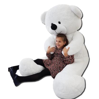 Bamse, bjørn, hvid, 220 cm