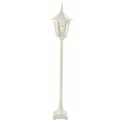 Norlys Modena stolpelampe, E27, IP54, hvid