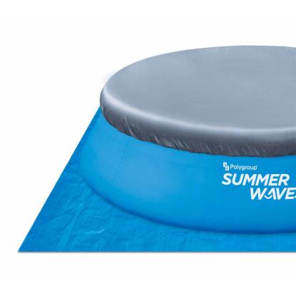 Summer Waves Quick Up pool med filterpumpe og stige, blå, Ø457 x 107 cm
