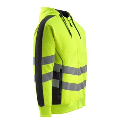 MASCOT SAFE SUPREME Corby hættetrøje med lynlås, hi-vis gul/sort