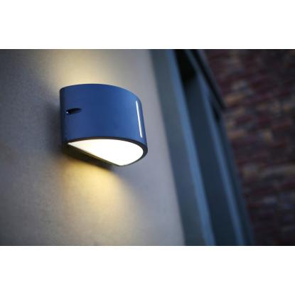 LUTEC BONN udendørs væglampe, up/down, B24,9 cm, E27, IP54, mørk grå