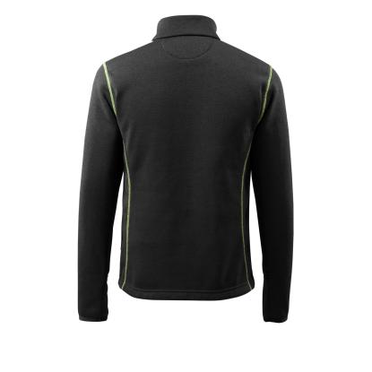 MASCOT HARDWEAR Reims striktrøje med kort lynlås, sort