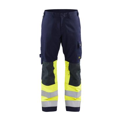 Blåkläder 1478 multinorm buks, marineblå/hi-vis gul