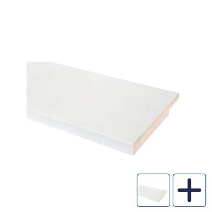 Wallmann vinduespanel, hvid folie/MDF, 2400 mm
