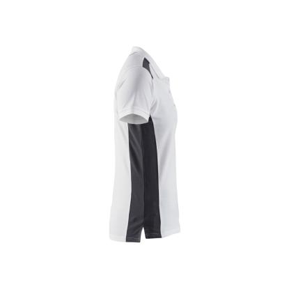 Blåkläder 3390 dame poloshirt, hvid/mørk grå