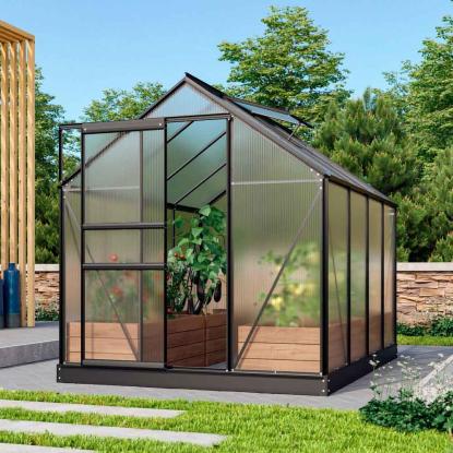 Vitavia Venus 5000 drivhus, sort, 5,0 m², 4 mm poly