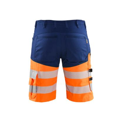 Blåkläder 1541 high vis shorts med stretch, marineblå/hi-vis orange