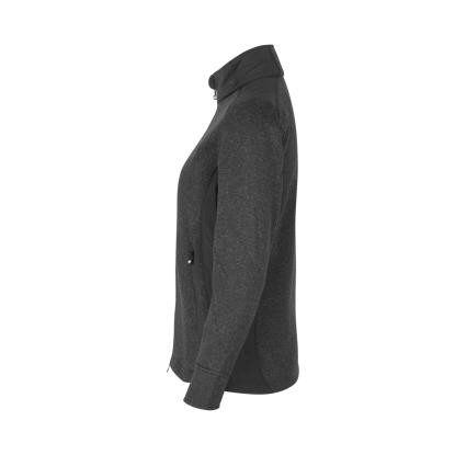 ID 0851 cardigan, strikfleece, dame, grafit melange