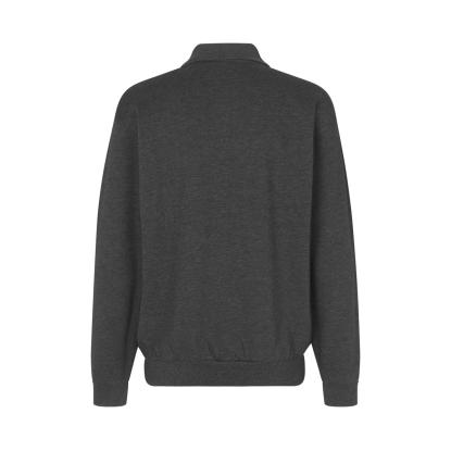 ID 0601 polosweatshirt, klassisk, grafit melange