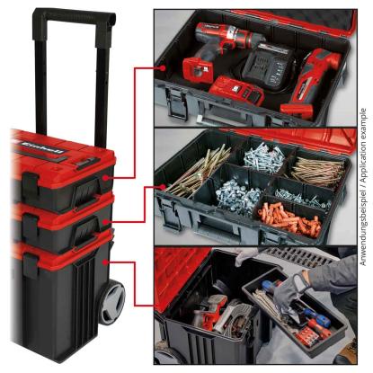 Einhell E-Case Tower værktøjskasse og systembokse