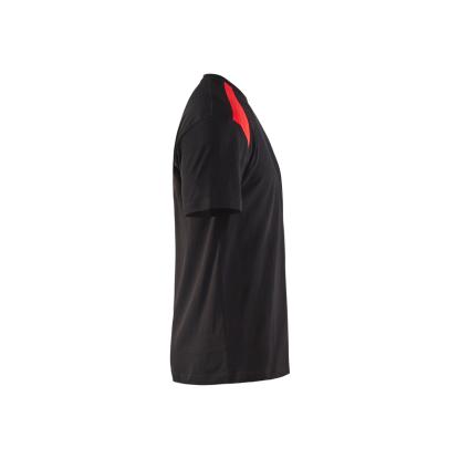 Blåkläder 3379 t-shirt, sort/rød