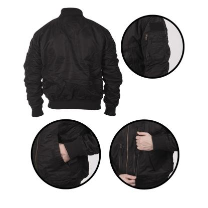 Mil-Tec Tactical pilotjakke, sort