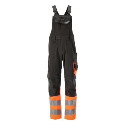 MASCOT SAFE SUPREME Sunderland overall med knælommer, mørk antracit/hi-vis orange