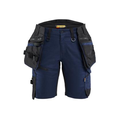 Blåkläder 7175 striker dame håndværker shorts stretch, mørk marineblå/sort