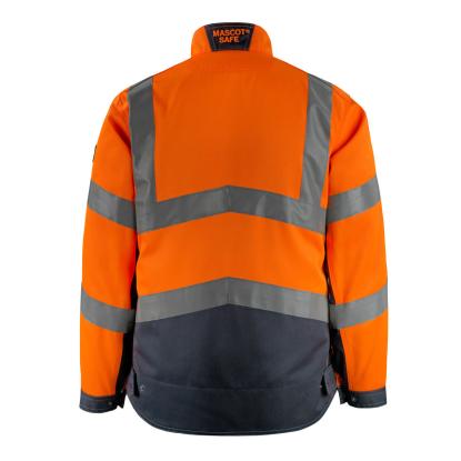 MASCOT SAFE SUPREME Oxford arbejdsjakke, hi-vis orange/mørk marine