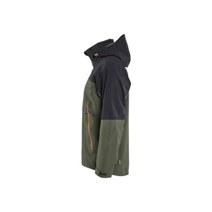 Blåkläder 4980 striker skaljakke 4-vejs stretch, skovgrøn/rust