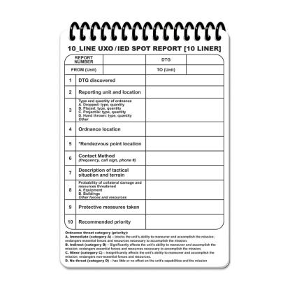 M-TAC Ecopybook All-Wheather notesbog, fireteam squad