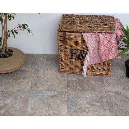 d-c-fix selvklæbende gulvfliser, 30,5 x 30,5 cm, light slate - 1,02 m²