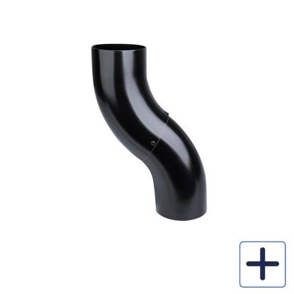 Plastmo Sort Stål nedførsel
