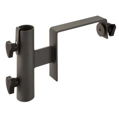 Platinum Sun & Shade balkonklemme til topgelænder, 18 cm, Ø38 mm, antracitgrå