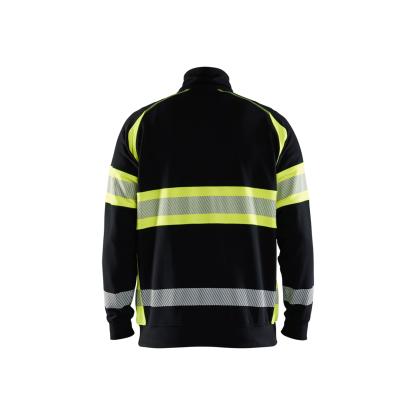 Blåkläder 3553 high vis sweatshirt, sort/hi-vis gul