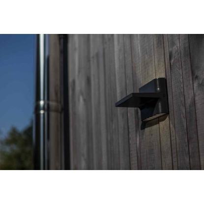 LUTEC Twill udendørs LED væglampe up/down med solceller og sensor 2,2W