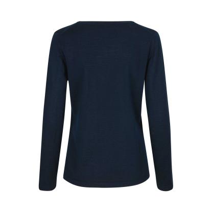 Seven Seas S640 The knit pullover med rund hals, dame, navy