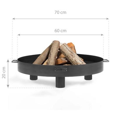 Cook King Tunis bålsted, stål, sort, Ø70 cm