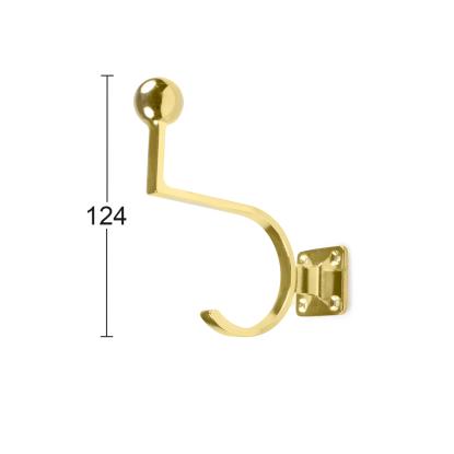 Habo Classic hattekrog, poleret messing 