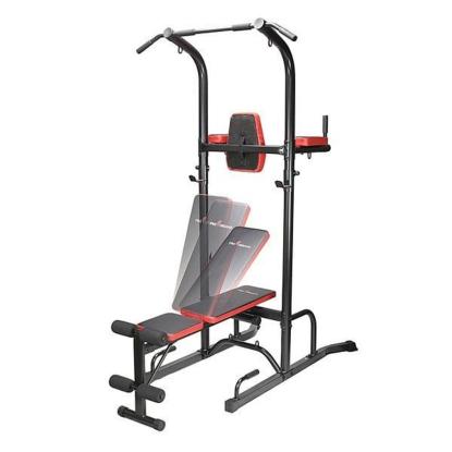 Viking Sports fitnessbænk med pull up bar, multifunktionel, justerbar