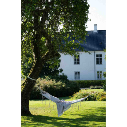 Edessa hængekøje, lærketræ, råhvid, 200 x 80 cm