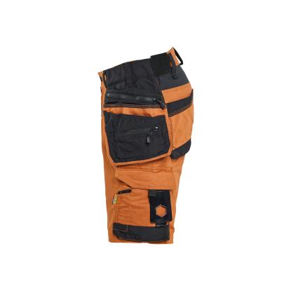 Blåkläder 1972 striker håndværkershorts med stretch, rust/sort 