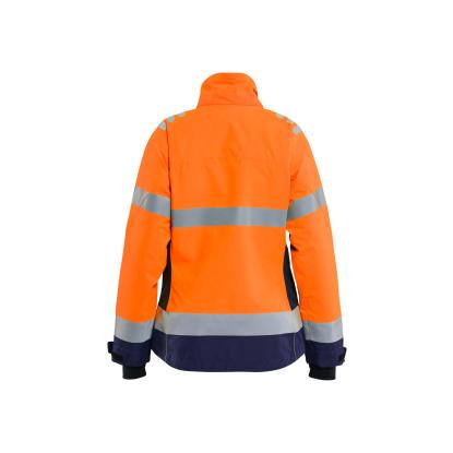 Blåkläder 4762 dame high vis letforet vinterjakke, hi-vis orange/marineblå