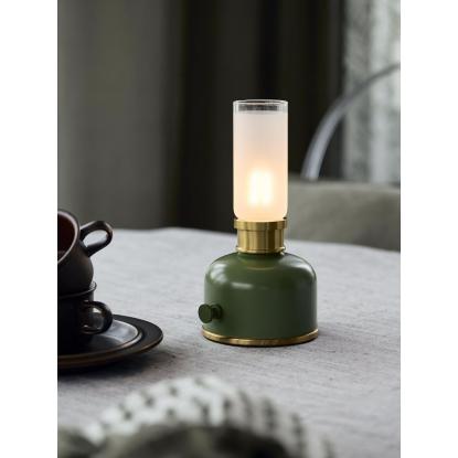 PR Home Frida LED bordlampe, transportabel, grøn