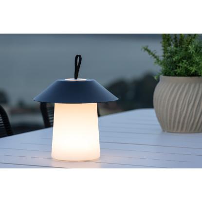 Venture Design Rubu bordlampe, sort/hvid, 26 cm