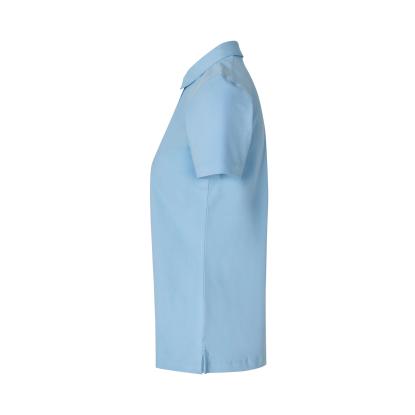 Seven Seas S523 poloshirt, økologisk, dame, lys blå