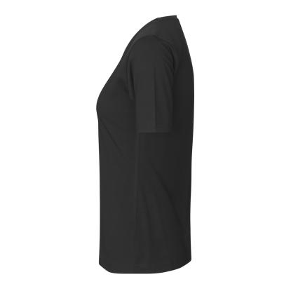 ID 0595 Stretch T-shirt, komfort, dame, sort