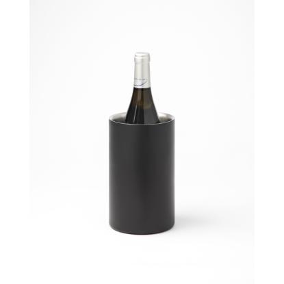 Steel-Function vinkøler, rustfrit stål, sort