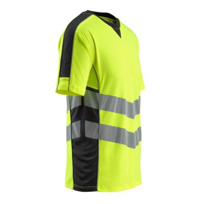 MASCOT SAFE SUPREME Sandwell T-shirt, hi-vis gul/sort