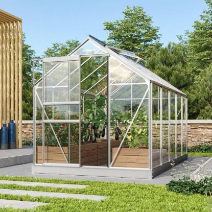 Vitavia Venus 6200 drivhus, alu, 6,2 m², 3 mm glas
