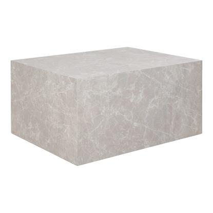 Sofabord, marmor look, beige, 60x80x40 cm