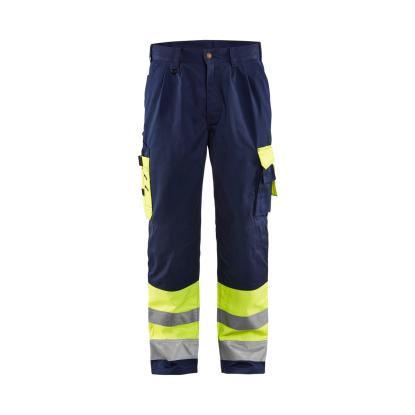 Blåkläder 1584 high vis buks, hi-vis gul/marineblå