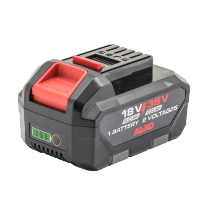 AL-KO Razor Cut 38.6 Li HM Comfort cylinderklipper med 4 Ah/2 Ah, 18 V/36 V batteri, 300 m²