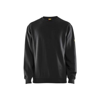 Blåkläder 3074 flammehæmmende sweatshirt inherent, sort