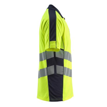 MASCOT SAFE SUPREME Murton poloshirt, hi-vis gul/mørk marine
