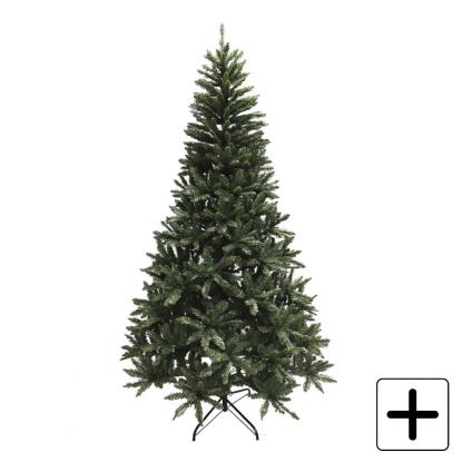 Kunstigt juletræ med stål fod, gran