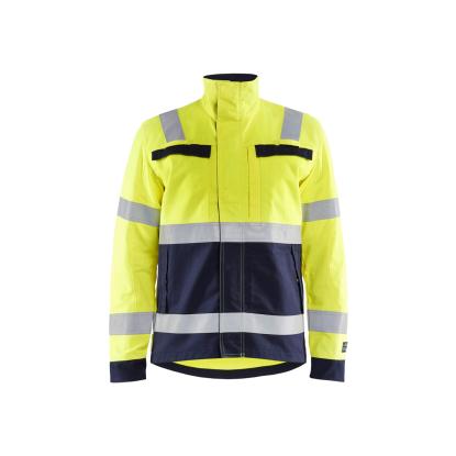 Blåkläder 4087 multinorm arbejdsjakke, hi-vis gul/marineblå