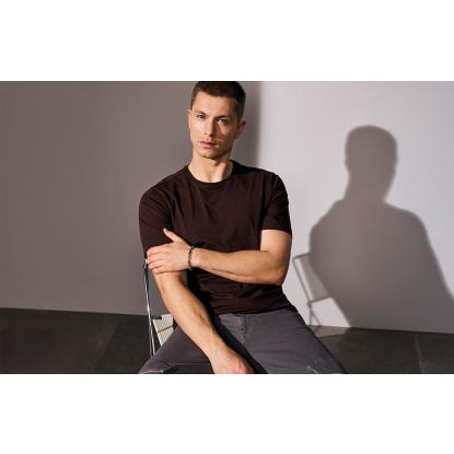 ID 0594 Stretch T-shirt, komfort, mocca