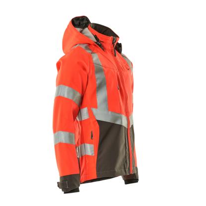 MASCOT SAFE SUPREME Blackpool softshell jakke, hi-vis rød/mørk antracit